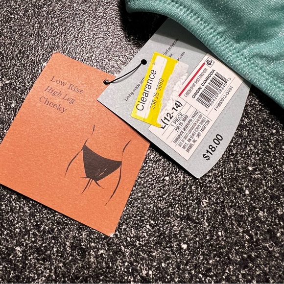 NWT Shade & Shore Mint Green Color Bikini Bottom (L) - Picture 4 of 6